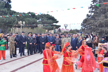 Qaradağ rayonunda Novruz şənliyi təşkil olundu