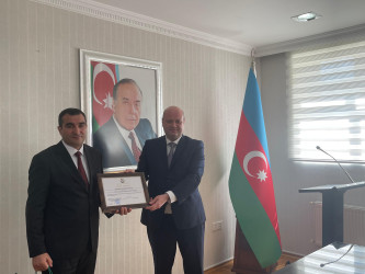 Su təsərrüfatı və meliorasiya işçilərinin peşə bayramı Qaradağ Rayon İcra Hakimiyyətində qeyd olundu