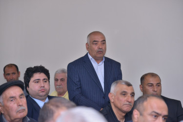 Qaradağ Rayon İcra Hakimiyyətinin başçısı Süleyman Mikayılovun Sanqaçal qəsəbəsində səyyar qəbulu keçirilmişdir