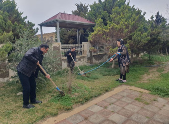 “Şəhərsalma və Memarlıq ili” çərçivəsində Qaradağ rayonu Korgöz qəsəbəsində iməclik aksiyası keçirilmişdir.