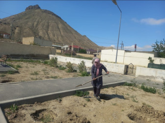 Korgöz  qəsəbəsində təmizlik və abadlıq işləri aparıldı