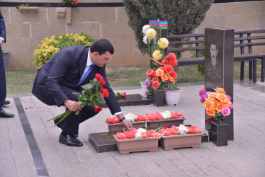 Vətən Müharibəsi şəhidləri kapitan Məmmədov Pərviz Ələddin oğlu və Məmmədov Ramal Məhəmməd oğlunun şəhidliklərinin altıncı ildönümü münasibətilə anım mərasimi təşkil olunub.