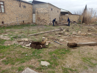 Qobustan qəsəbəsi Yusif Əliyev küçəsi dəmir yolu kənarında zəbt olunan ərazi zəbtdən azad olundu.