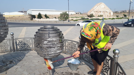 Qaradağ rayonu Lökbatan qəsəbəsi ərazisində iməcilik