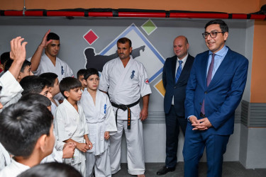 “PUTA” İDMAN ZALI VƏ MİNİFUTBOL MEYDANÇASININ AÇILIŞI OLUB