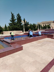 Lökbatan qəsəbəsində iməcilik işləri aparılır