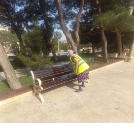 "Şəhərsalma və Memarlıq ili" çərçivəsində Qaradağ rayonu Lökbatan qəsəbəsi ərazisində genişmiqyaslı təmizlik işləri aparılmışdır.