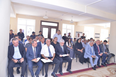 Qaradağ Rayon İcra Hakimiyyətinin başçısı Süleyman Mikayılov Çeyildağ qəsəbə sakinləri ilə növbəti səyyar görüş keçirib