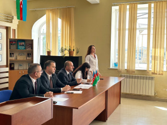 Qaradağ rayonunda “Sağlam qidalanma” mövzusunda təlim keçirilib