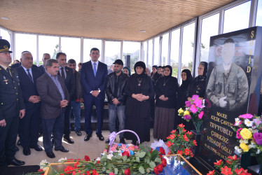 Vətən Müharibəsi şəhidi Teyyublu Çərkəz Vidadi oğlunun anım mərasimi keçirilib.
