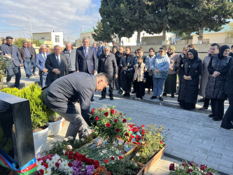 Vətən Müharibəsi şəhidi Eyvazlı Məzdək Əli oğlunun il dönümü ilə əlaqədar anım mərasimi keçirilib