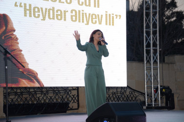 Ümummilli Lider Heydər Əliyevin anadan olmasının 100-cü ildönümünə həsr olunmuş bayram konserti keçirildi