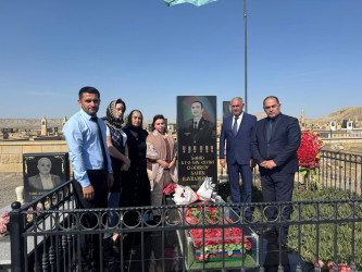 27 Sentyabr – Anım Günü münasibətilə qəsəbə məzarlıqlarında dəfn olunmuş şəhidlərin məzarları ziyarət edildi
