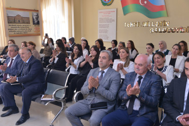 Qaradağda Beynəlxalq Müəllimlər Günü qeyd olunub