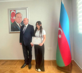 “Heydər Əliyev və Azərbaycan tarixi” mövzusunda referat-yazı müsabiqəsinin rayon mərhələsinin qalibləri ilə görüş təşkil olunmuşdur.