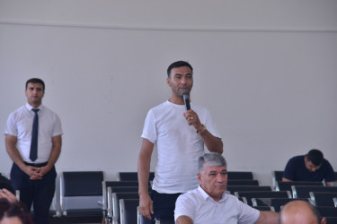 Qaradağ Rayon İcra Hakimiyyətinin başçısı Süleyman Mikayılovun Ələt qəsəbəsində səyyar qəbulu keçirilmişdir